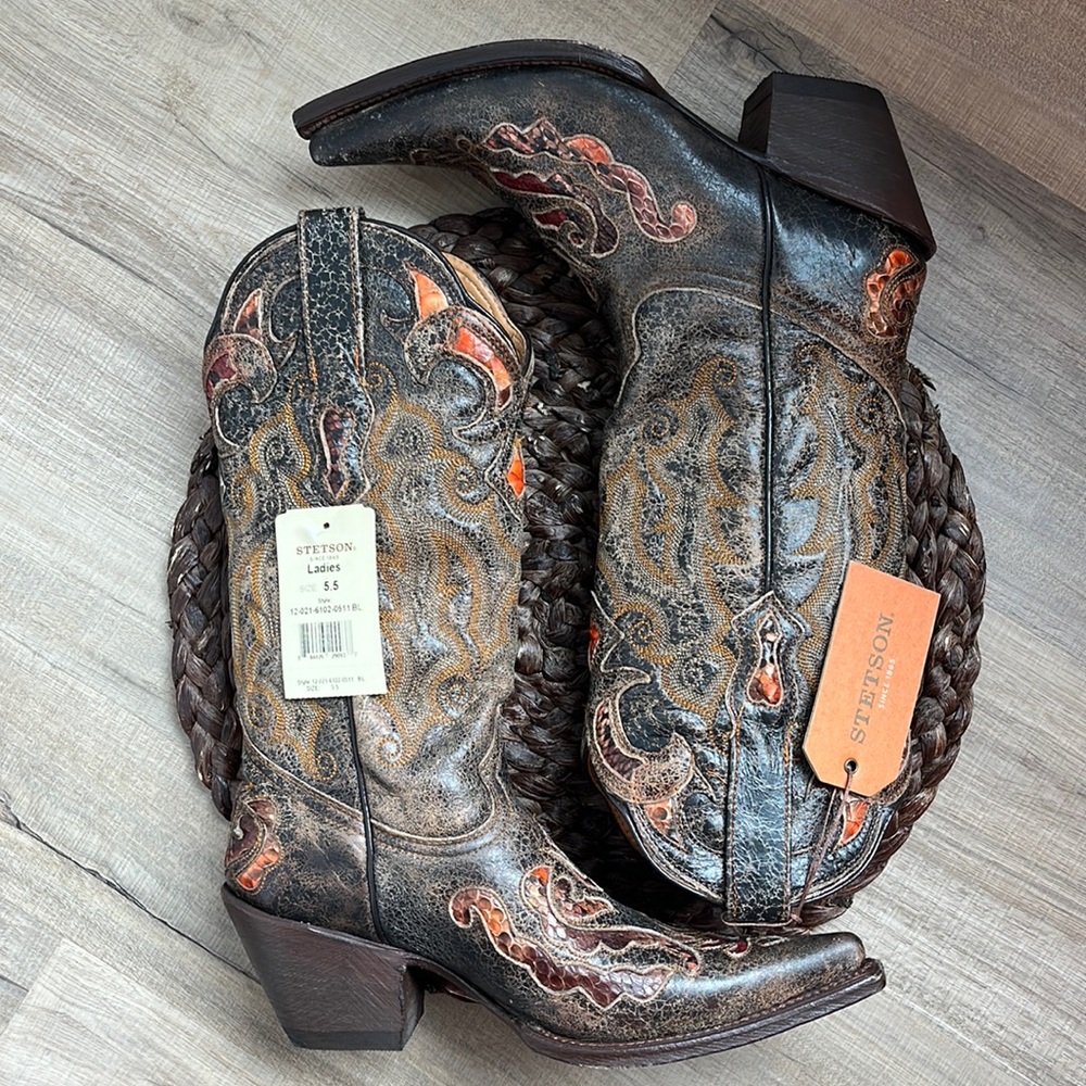 New Stetson Women's Cowboy Boots